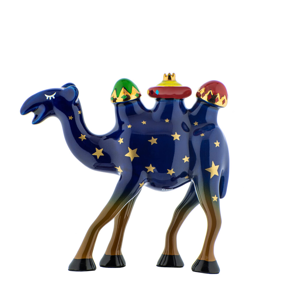 Alessi Trino AGJ01 11 - Design Figurine of Trino for Nativity Scene, Made of Porcelain and Hand Decorated, Multicolored