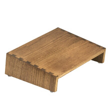 KIRIGEN Wood Under-Desk Foot Rest with Hight Adjustment -Portable Ergonomic Footrest Support Improves Posture and Circulation - Desk Foot Stool