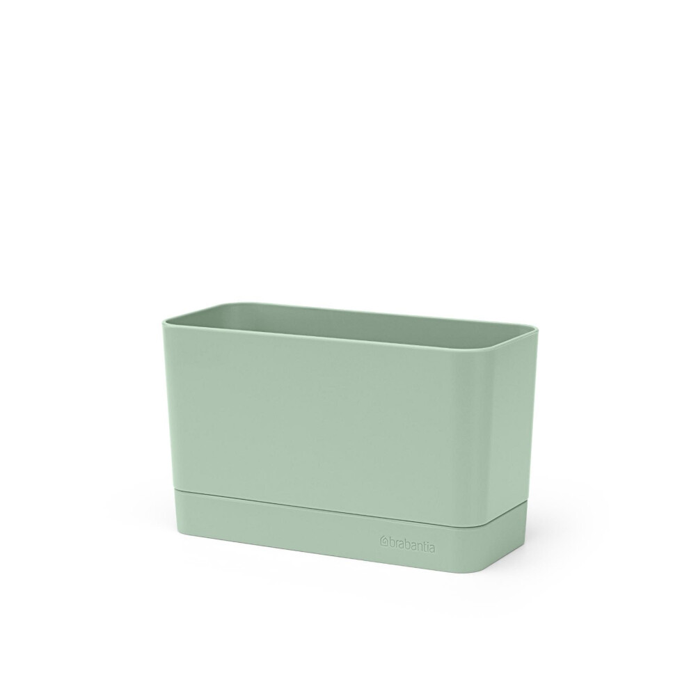 Brabantia - Sinkside Sink Organiser - Dishwasher Safe - Non-Skid Base - Removable Drip Tray - Catches Water Residues - Holds Your Dishbrush, Soap &