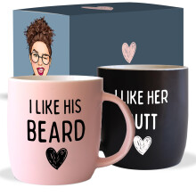Triple Gifffted Funny Couples Gifts for Christmas, Wedding Anniversary, Engagement, Valentines Day Girlfriend Boyfriend Couple Gift, His & Hers, Bride