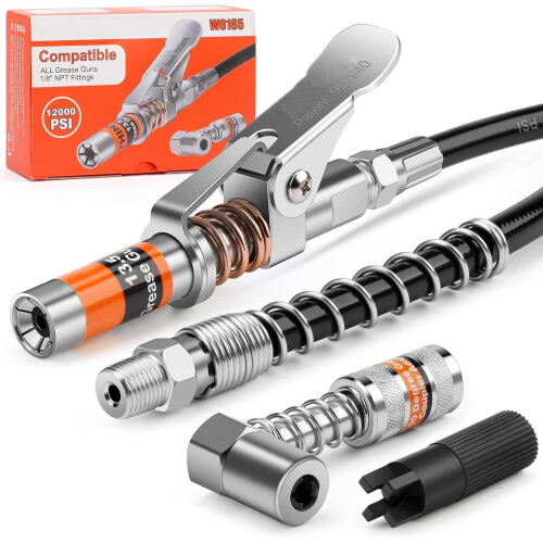 Grease Gun Coupler Set