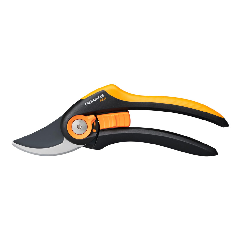 Fiskars Bypass Garden Pruners, Plus SmartFit, P541, For fresh branches and twigs, Non-stick coated, Stainless steel blades, Length: 20.1 cm,