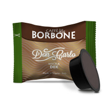 Caffè Borbone Don Carlo, Dek Decaffeinated Coffee Blend 100 Capsules Compatible with Lavazza A Modo Mio coffee machines for domestic use