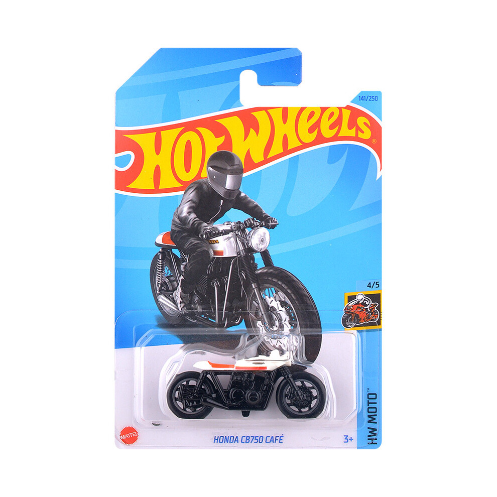 (Honda CB750-2)Neues Hot Wheels Motorrad Ducati Honda Bmw Tred Shredder Moto 1:64 Druckguss-Fahrzeugmodell