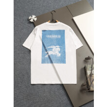 T-shirt de luxe en édition limitée avec motif chevalier Burberry