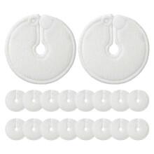 (As show, One size) 18Pcs Absorbent G Shape Pads Feeding Tube Accessories Peg Tube Supplies Baby Feeding Supports