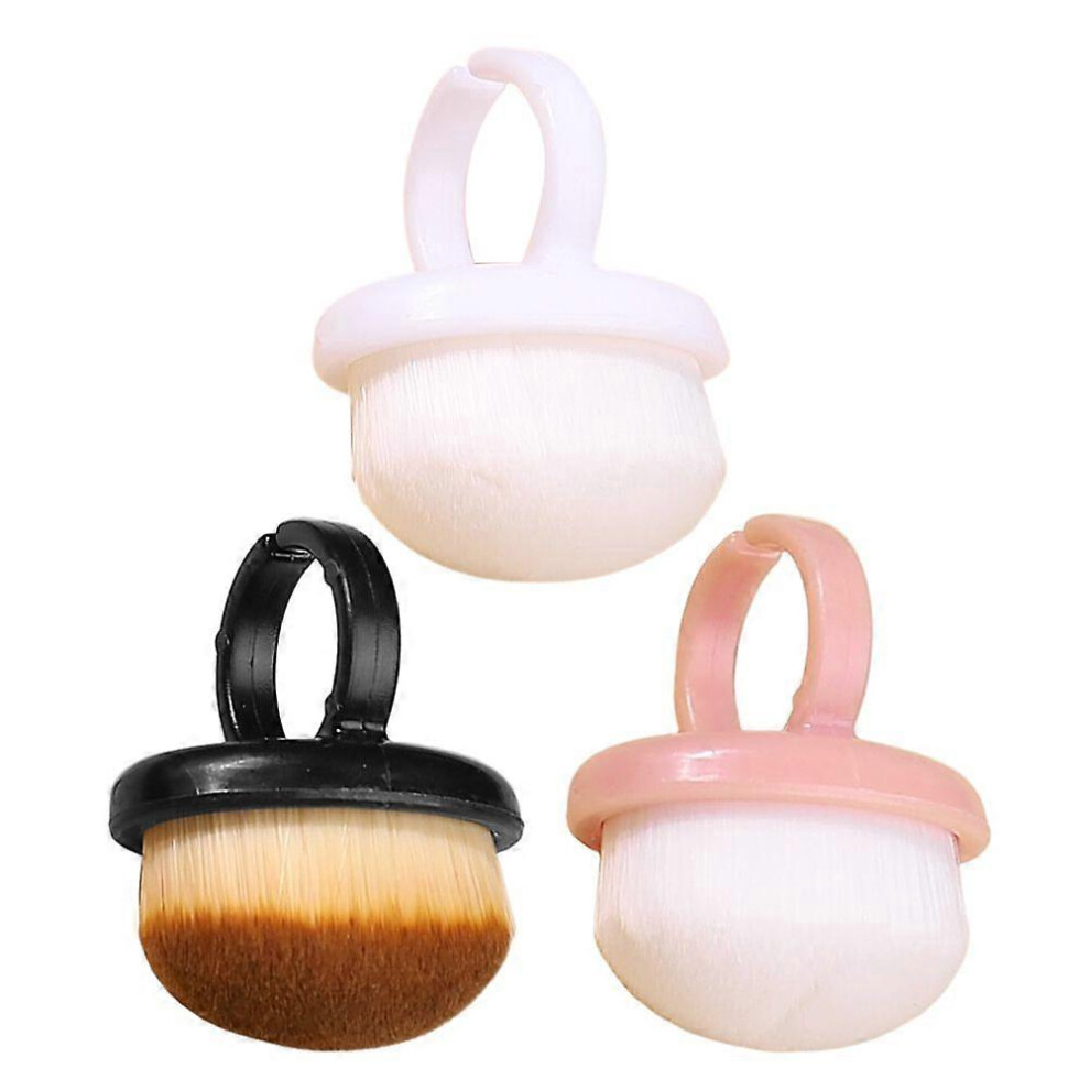 (As show, One size) 3pcs Nail Scrub Brush For Cleaning Fingernails Soft Nail Duster Brush Manicure Brushes For Nails  Remover Portable Nail Tech Suppl-image-OPC-PGNS8WZ-NEW