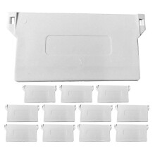 (As show, One size) 12pcs Vertical Blind Replacement Spares Bottom Plastic Weights Slats Vertical Blind Accessories