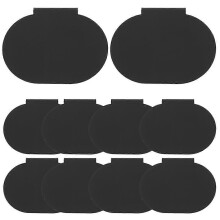 (As show, One size) 12Pcs Price Display Label Clips Erasable Labels Supermarket Blackboard Price Display Tag Clips
