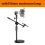 Overhead Tripod with Ring Light Table Tabletop Shooting Stand Tripod 4