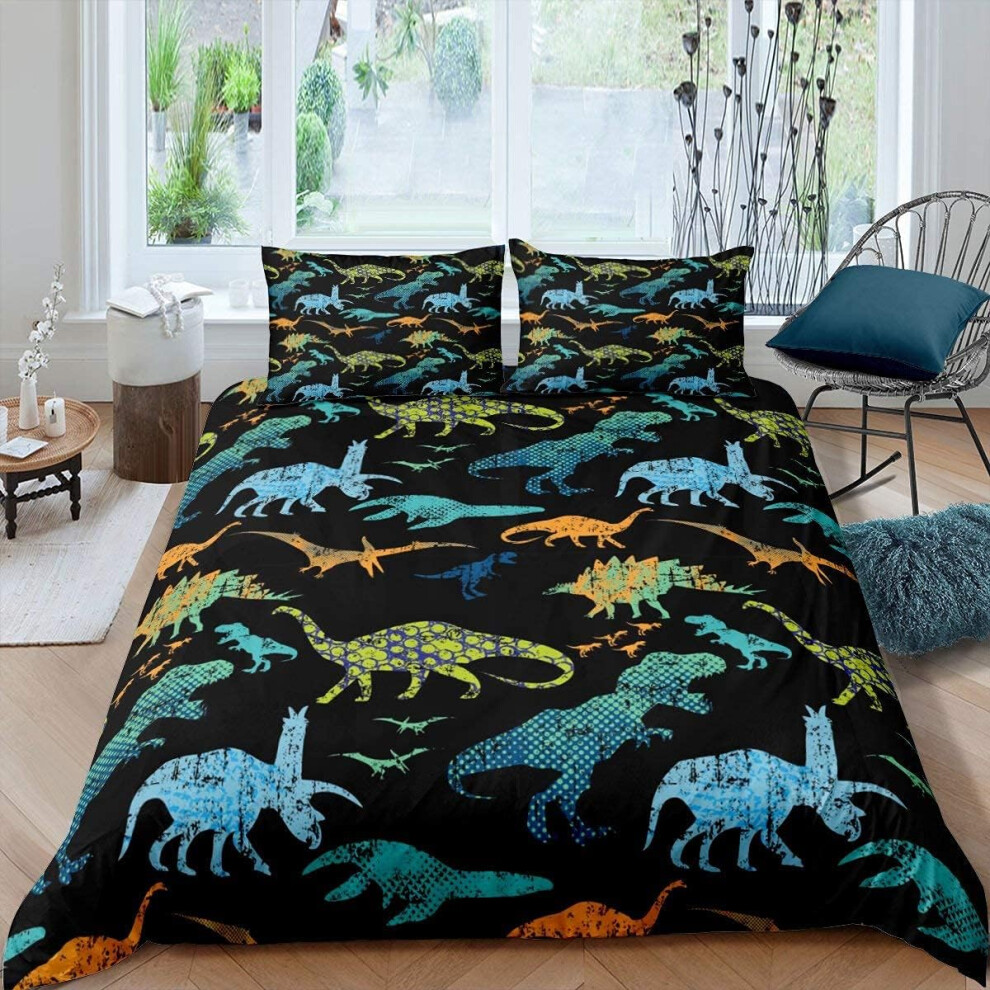 (Double, Multi 05) Sailboat Bedding Set Nautical Decor Duvet Cover Double Size Blue Retro Sailboat Bedding Soft Duvet Cover Compass Anchor Pattern Dec