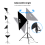 2 X 135W Softbox Lighting Kit Video Photo Soft Box Continuous Light Stand Studio 5