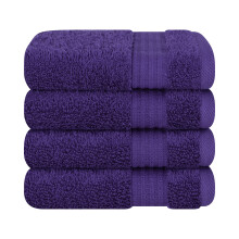 Asciugamani turchi Cotton Paradise 100% cotone per il bagno, 4 pezzi, morbidi e assorbenti, piccoli asciugamani per il viso e il corpo, salviette