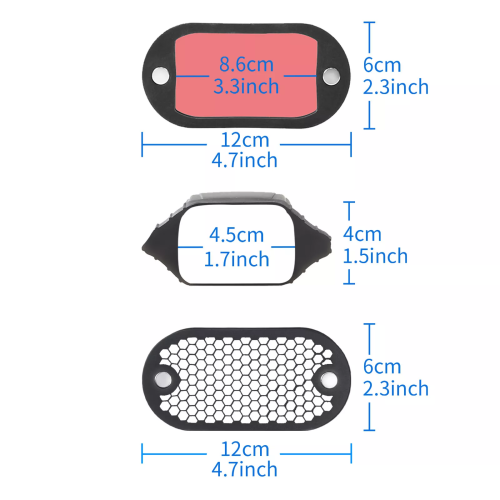 Selens Speedlight Flash Magnetic Honeycomb Grid Gel Filter 1