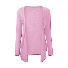 (9-10 Years, Baby Pink) Kids Girls Plain Open Boyfriend Cardigan Long Sleeves Fashion Top Age 2-13 Years