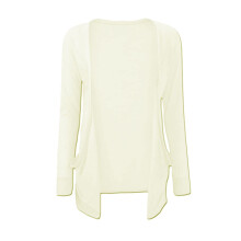 (11-12 Years, Cream) Kids Girls Plain Open Boyfriend Cardigan Long Sleeves Fashion Top Age 2-13 Years