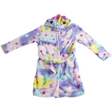 (13 Years, Stars Print) Kids Girls Bathrobe 3D Animal Dressing Gown