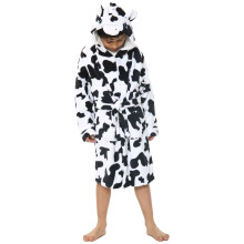 (13 Years, Cow New) Girls Boys Bath Robe Animal Unicorn Dressing Gown 2-13