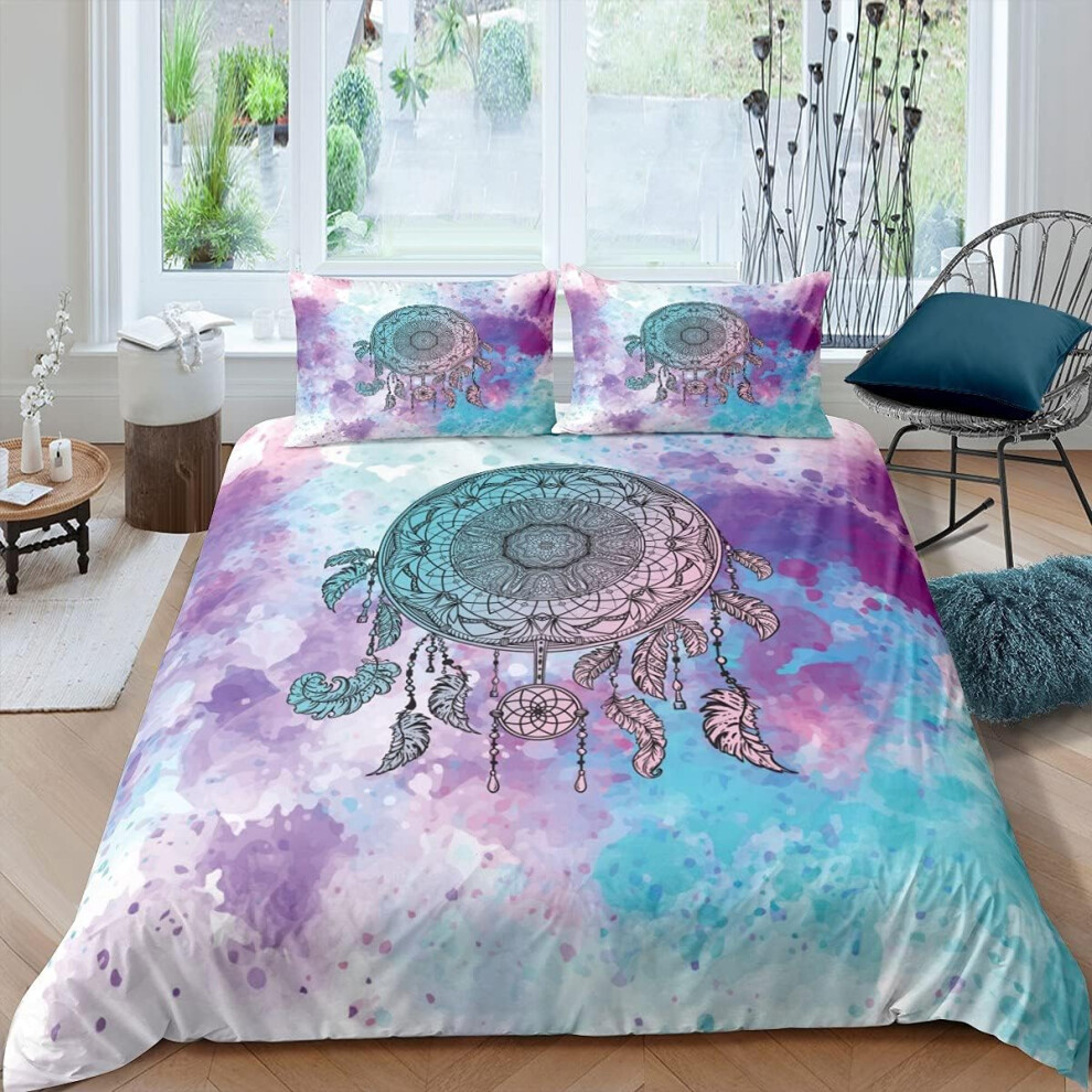(Double(No Comforter), Multi 16) Homewish Flamingo Bedding Set Palm Leaf Comforter Cover Double Size Pink Flower Duvet Cover For Kids Boys Girls Adult