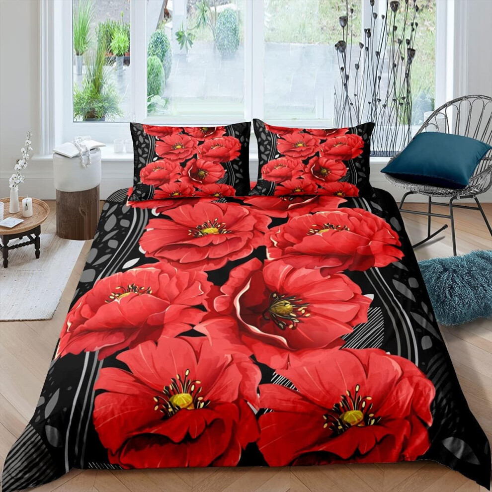(Double(No Comforter), Multi 19) Homewish Flamingo Bedding Set Palm Leaf Comforter Cover Double Size Pink Flower Duvet Cover For Kids Boys Girls Adult