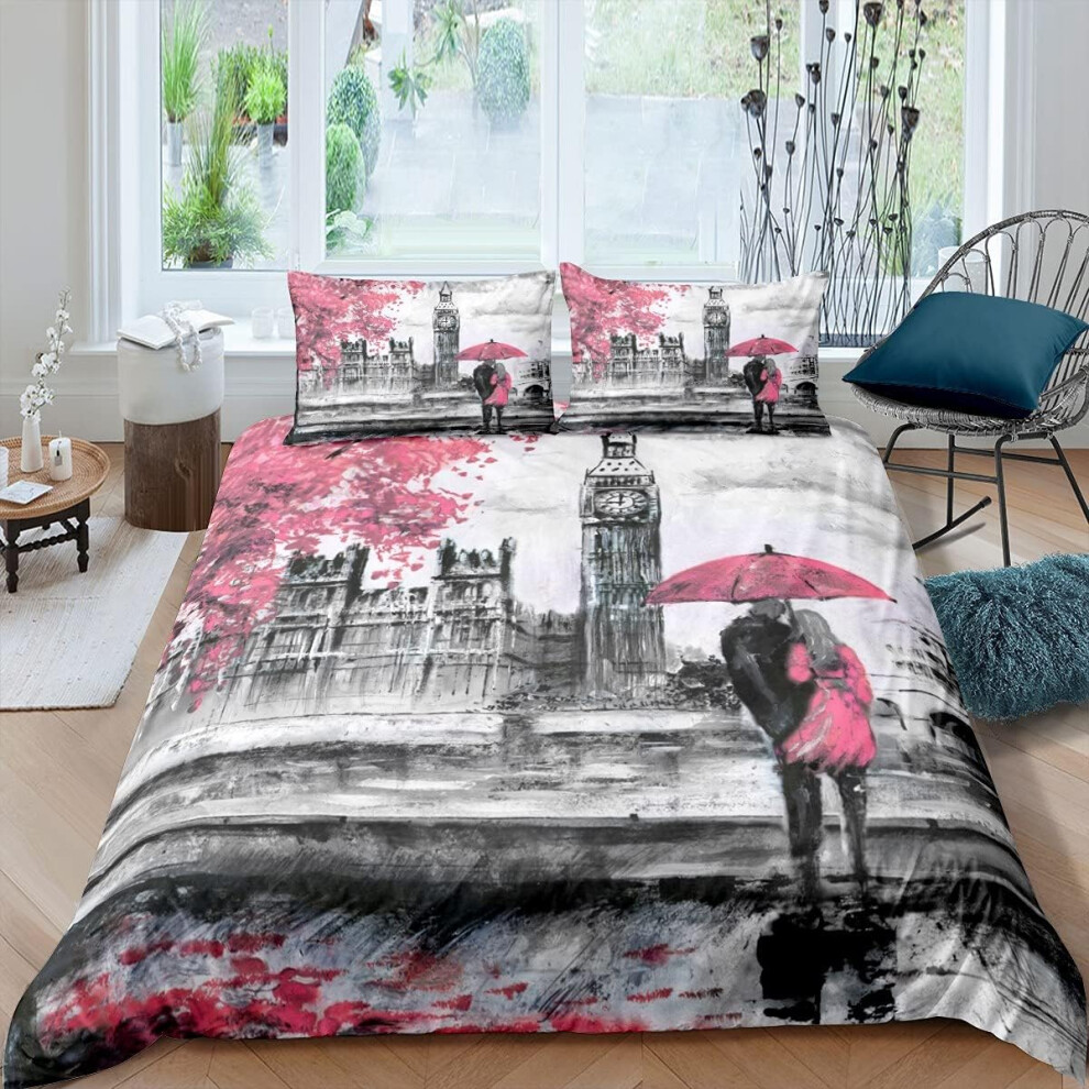 (Double(No Comforter), Multi 22) Homewish Flamingo Bedding Set Palm Leaf Comforter Cover Double Size Pink Flower Duvet Cover For Kids Boys Girls Adult