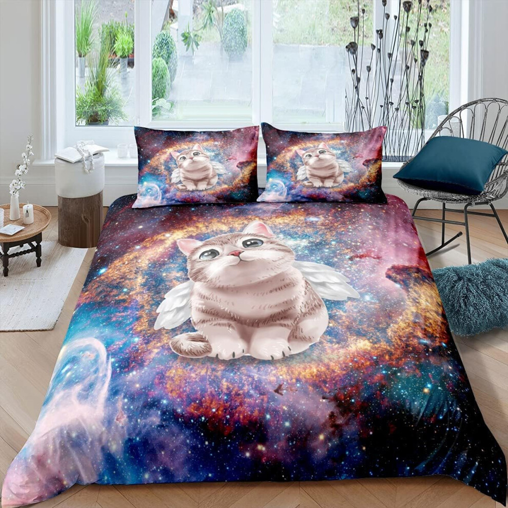 (King(No Comforter), Multi 17) Homewish Flamingo Bedding Set Palm Leaf Comforter Cover Double Size Pink Flower Duvet Cover For Kids Boys Girls Adult T