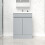NES Home Nes Home Matte Grey 600 mm Freestanding Basin Vanity Unit 2