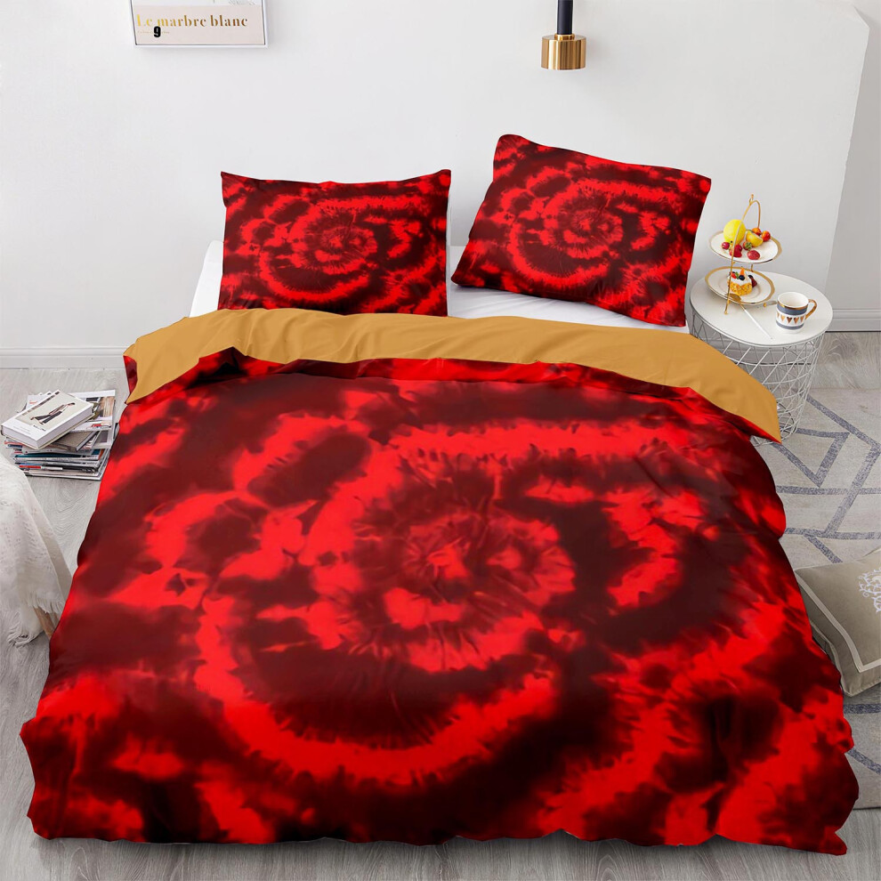 (Rainbow Spiral 1019, 173*218cm) New digital printing three-piece set rainbow spiral series duvet cover foreign trade European and American size duvet-image-OPC-PGNT22S-NEW