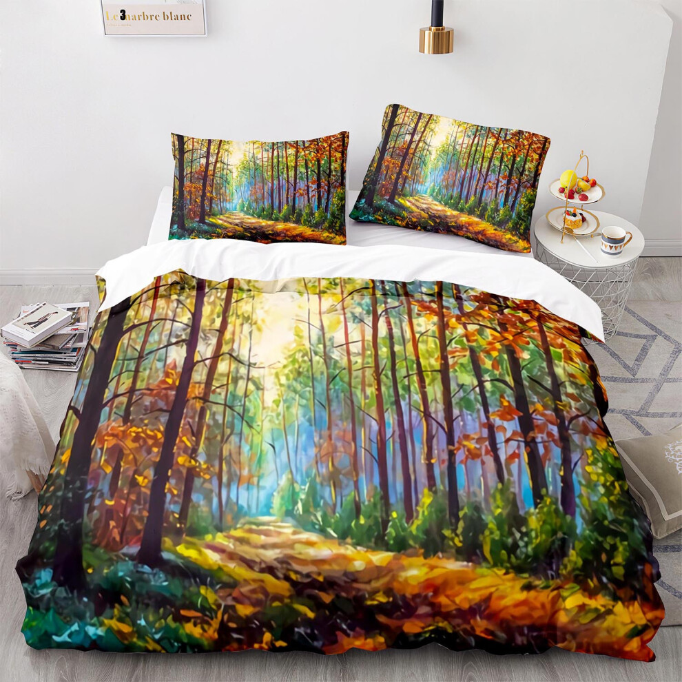 (Colored pendant painting 3006, 140*210cm) New digital printing three-piece colored pendant painting series duvet cover European and American size duv-image-OPC-PGNT2SK-NEW