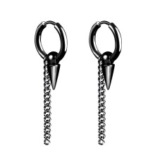 (type26) 1Pairs Punk Stainless Steel Stud Earrings For Mens Womens