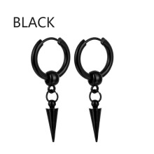 (type16) 1Pairs Punk Stainless Steel Stud Earrings For Mens Womens