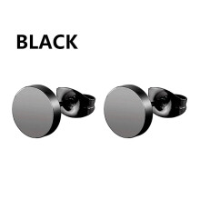 (type5) 1Pairs Punk Stainless Steel Stud Earrings For Mens Womens