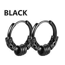 (type12) 1Pairs Punk Stainless Steel Stud Earrings For Mens Womens