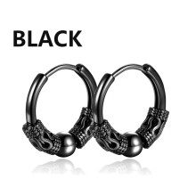 (type11) 1Pairs Punk Stainless Steel Stud Earrings For Mens Womens