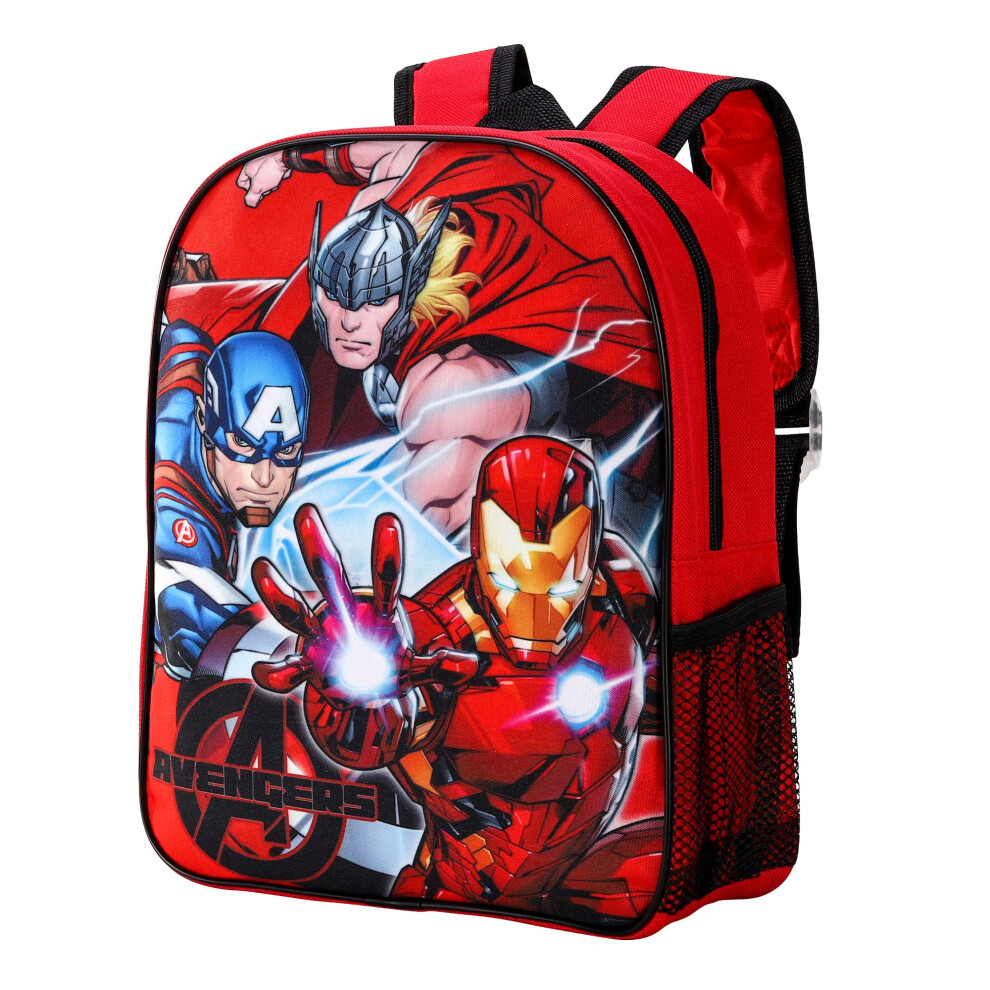 Marvel Avengers Kids Backpack Rucksack Bag with side mesh pocket