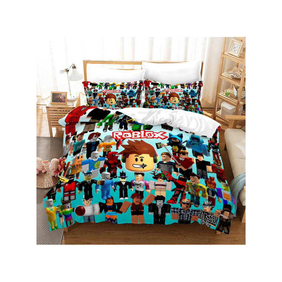 (ZX-00042, Quilt cover 160*200cm, pillow cover 50*75*2) New style of Anxiong Home Textile Three-Piece Set Animation Auto Series 3D Digital Printing Pi-image-OPC-PGNT87P-NEW