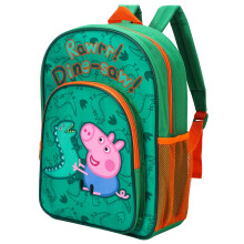 Peppa Pig Kids Premium Backpack Rucksack Travel Bag, Multicolour