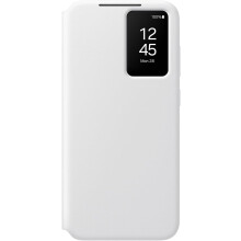 Samsung Galaxy S24 FE Smart View Wallet Case White EF-ZS721CWEGWW