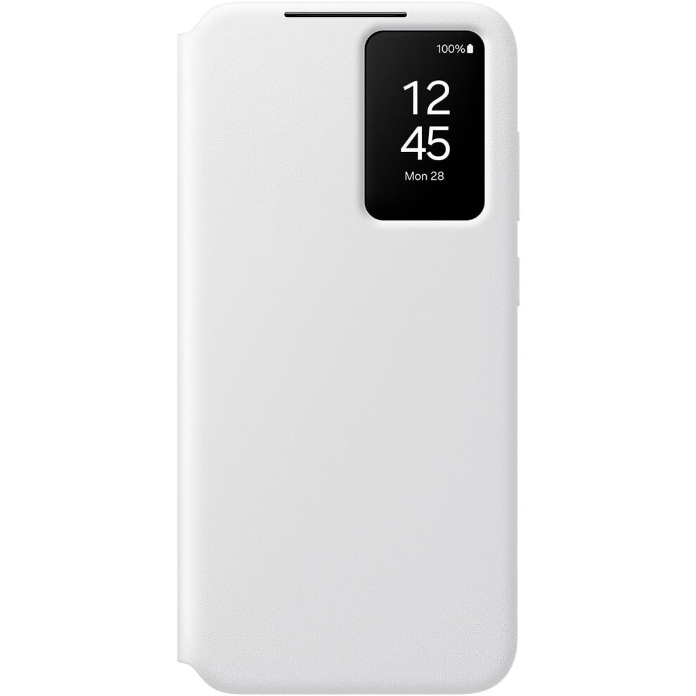 Samsung Galaxy S24 FE Smart View Wallet Case White EF-ZS721CWEGWW
