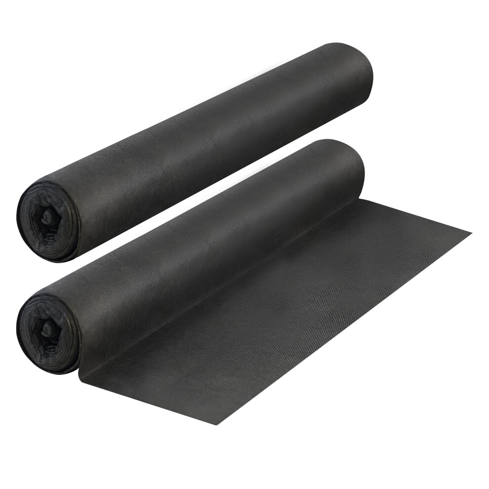 ((2 Rolls) Geezy Garden Weed Control Fabric Membrane - 10m x 1.5m) Geezy Garden Weed Control Fabric Membrane - 8m x 1.5m
