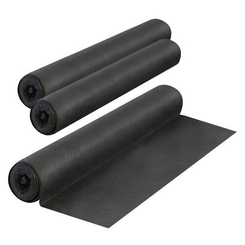 GEEZY GEEZY Non-Woven Weed Control Membrane 1.5x10m Permeable Ground Fabric 3 Rolls