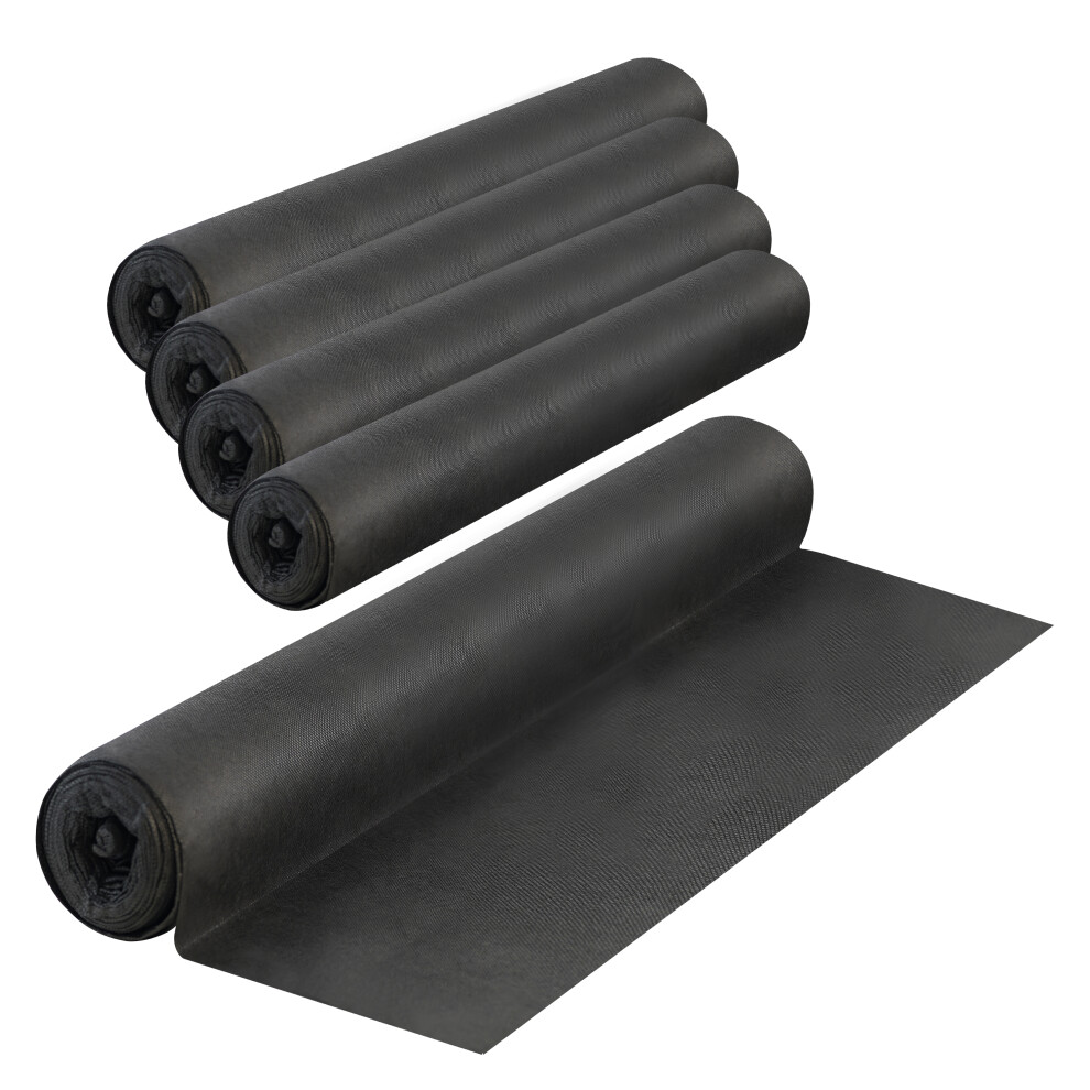 ((5 Rolls) Geezy Garden Weed Control Fabric Membrane - 10m x 1.5m) Geezy Garden Weed Control Fabric Membrane - 8m x 1.5m