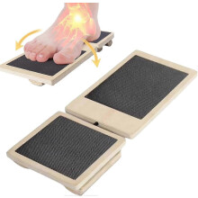 Ankle and Foot Strengthener Exercise, Single Leg Wooden Balance Board, Ankle Foot Stretcher to Strengthen Sprained Foot and Posture Corrector