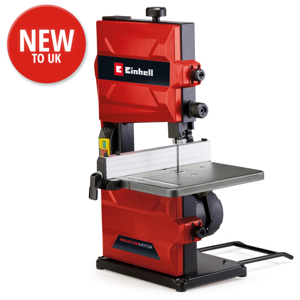 Einhell Band Saw 200mm Saber Fret Saw 250W TC-SB 200/1 Tiltable Table Corded Stationary Red