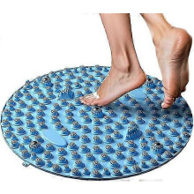 (35cm,blue)Foot massage mat,acupressure mat for foot massage foot reflexology pad with 5 integrated magnets,for walking and sitting for a long time