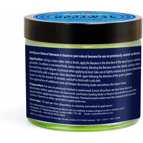 Antiquax natural beeswax 250ml 2