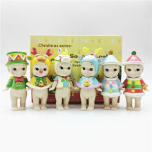 Christmas Doll Series Unicorn Elk Blind Box Doll Toy Model Cake Ornaments Gifts