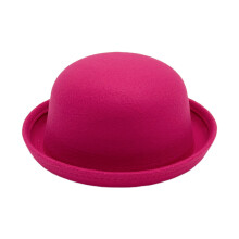 (Rose Red Child) Top Cosplay Family Hat Kids Adults Wool Cashmere Cute Costume Cap Parent Prop
