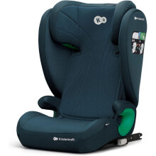 (Blue2, JUNIOR FIX I-SIZE) Kinderkraft JUNIORFIX2 Car Seat for 4-12 Years, I-Size 100-150 cm, Group 2/3, Toddler car seat with Isofix, Adjustable Headrest, Reinforc...