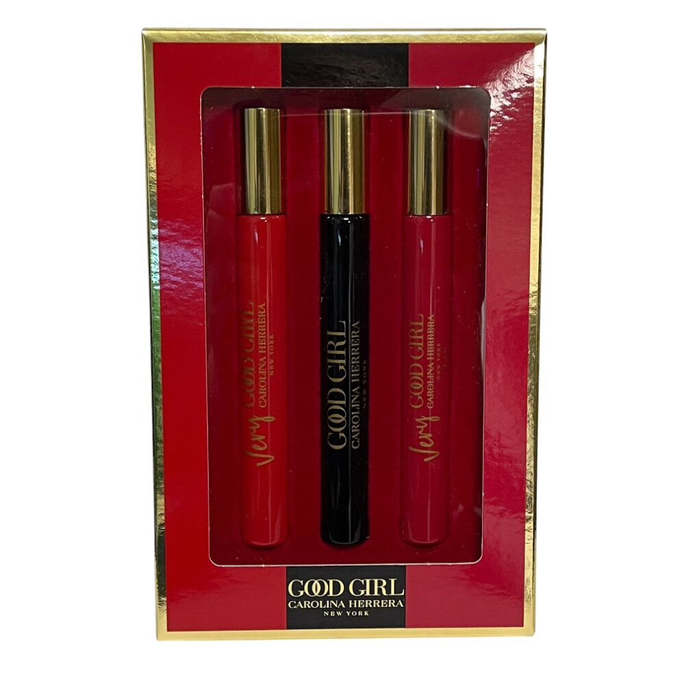 Carolina Herrera Good Girl 3x 10ml Travel Rollerball Set